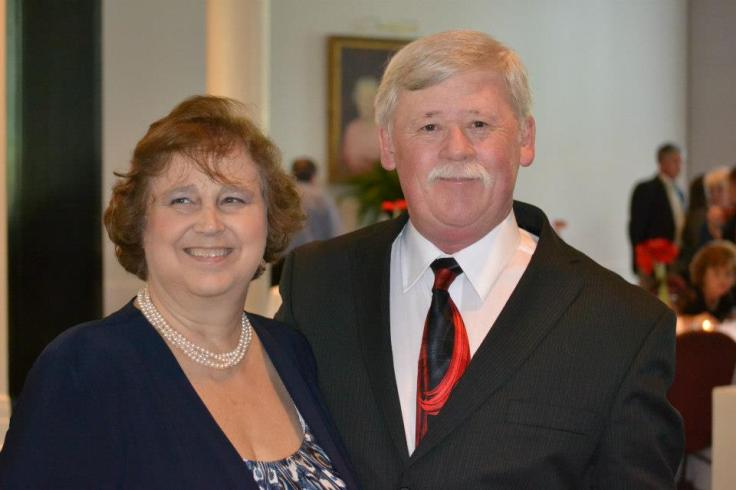 Diana and Rick Cutright at our wedding in 2012