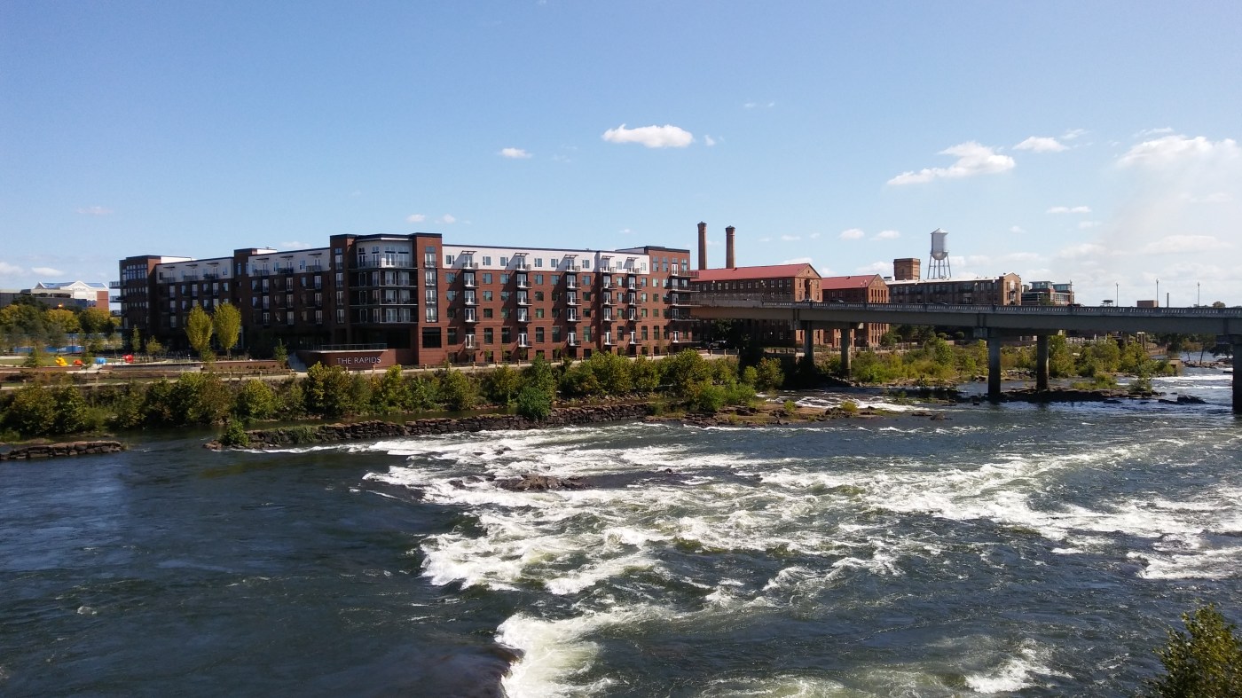 Chattahoochee River at downtown Columbus, GA